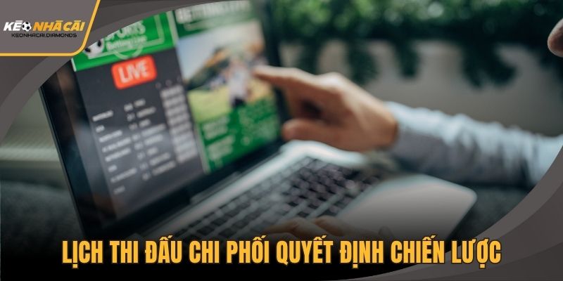 Lịch thi đấu chi phối quyết định chiến lược