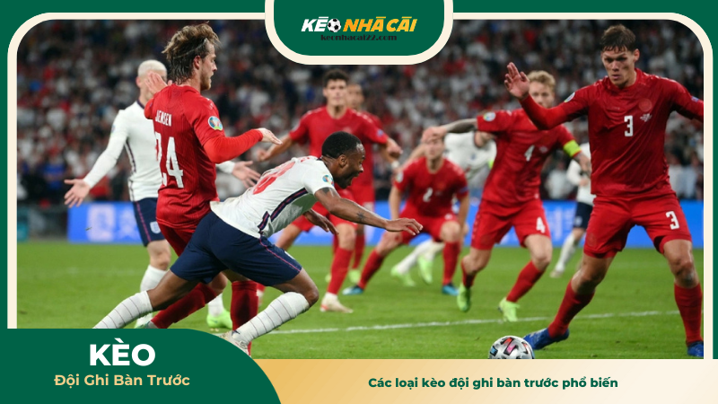 Các loại kèo đội ghi bàn trước phổ biến