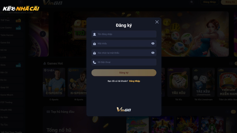 Đăng ký và xác minh tài khoản (KYC)